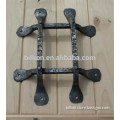 hand forged wrought iron grill design for door